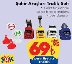 GOKİDY ŞEHİR ARAÇLARI TRAFİK SETİ OYUNCAK